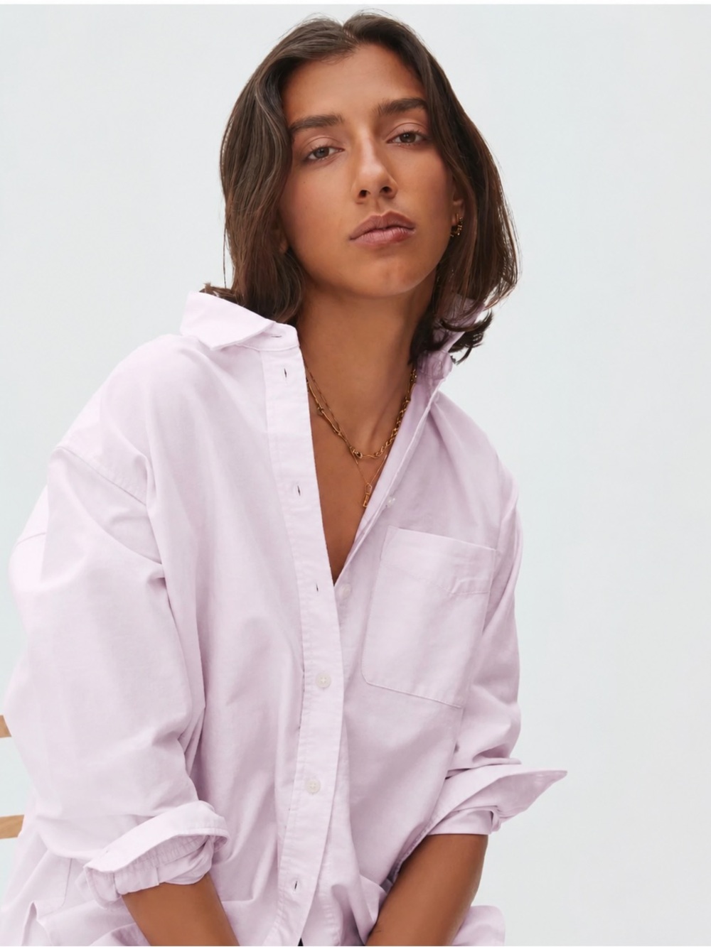 $85 MSRP EVERLANE THE MUST-HAVE OXFORD SHIRT